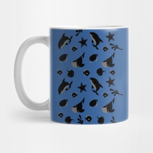 Ocean Life Pattern Mug